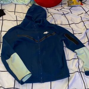 Navy and Light Blue Nike Tech